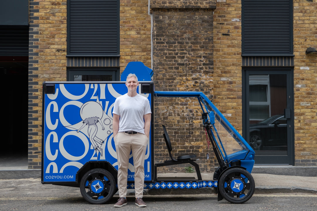 Your Bubbles Now Arrive by Bike