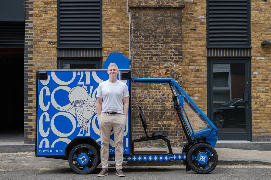 Your Bubbles Now Arrive by Bike